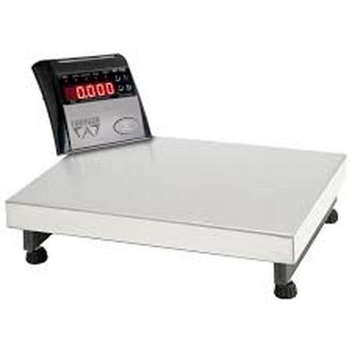 2567-Balança Industrial Bivolt 150kg 40cm Aço Carbono DP150