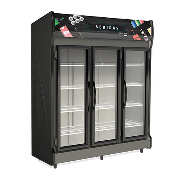Expositor Auto Serviço - 3 Portas - Bebidas- AS-3/B CONSERVEX