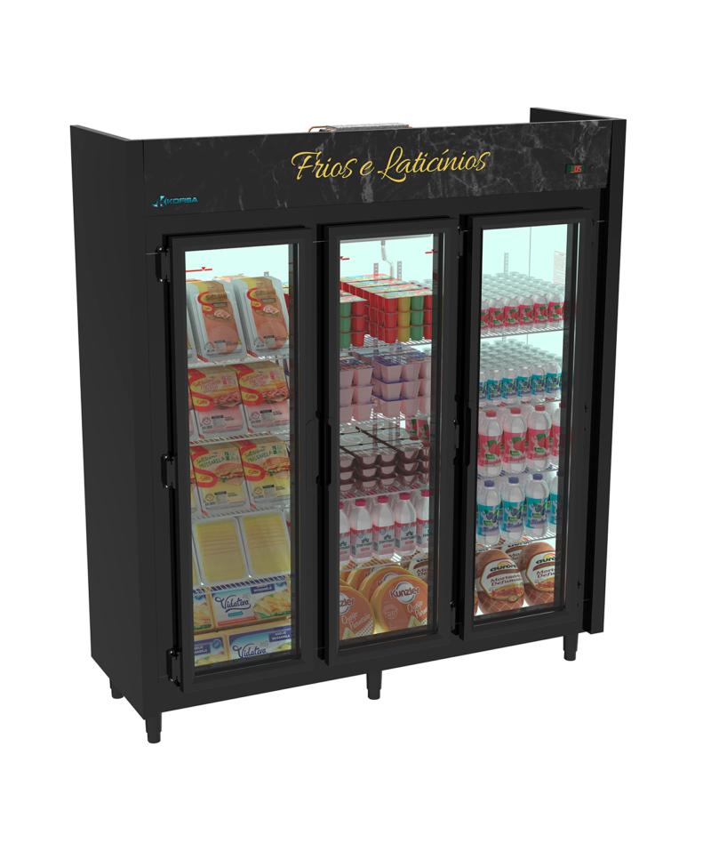 Auto Serviço 3P Preto Linha Blanc - Frios e Laticínios- K3331 127V