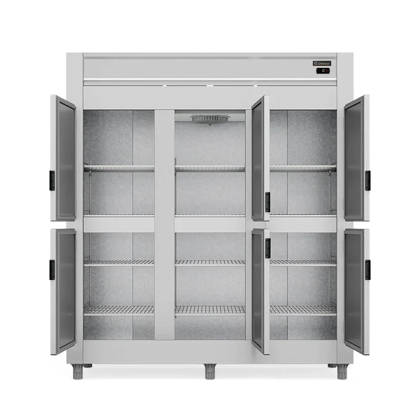 GREP-6P  Mini Câmara Fria 6 Portas Inox Gelopar 220v