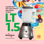 LT1.5 LIQUIDIFICADOR INOX COPO PLÁSTICO, ALTA ROTAÇÃO, 1,5 LITROS 220V SKYMSEN