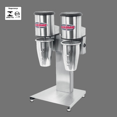 BATEDOR DE MILK SHAKE DUPLO BM 84 NR- BERMAR 127V