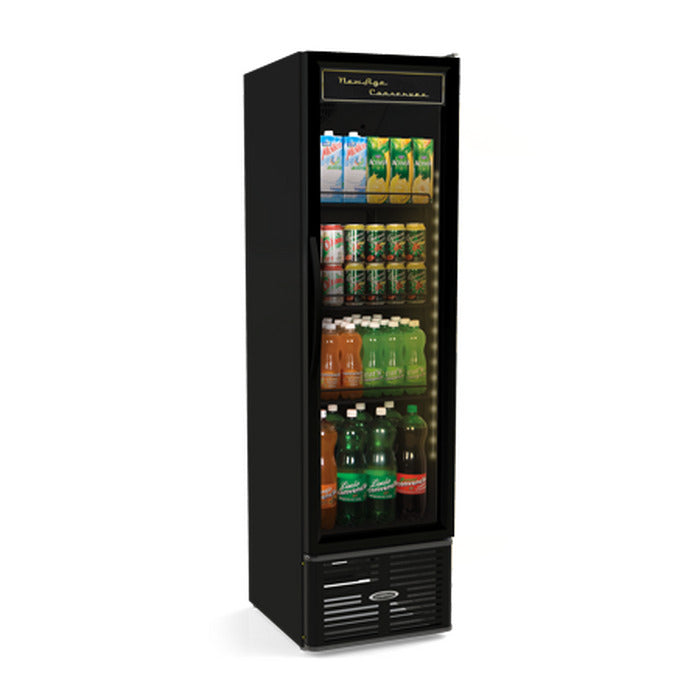 Geladeira Porta De Vidro Expositora Conservex  PRETO ERV-250