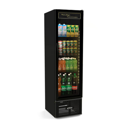 Geladeira Porta De Vidro Expositora Conservex  PRETO ERV-250