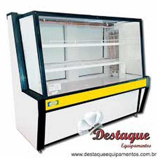 Vitrine Refrigerada 1,50mt Para Doces E Bolos C Estilo De Vidro Reto 220v