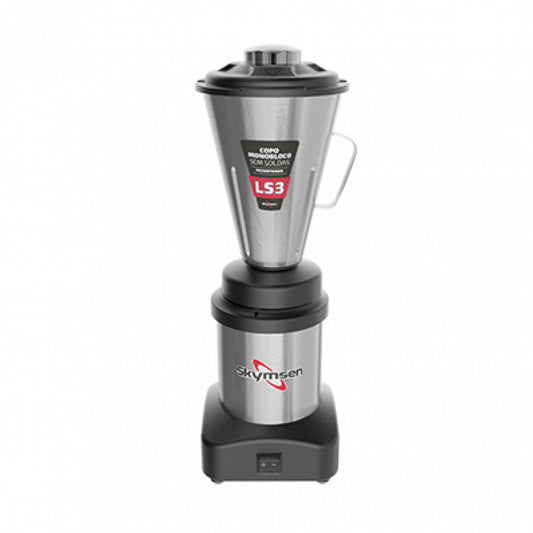 LS3 LIQUIDIFICADOR COMERCIAL INOX, COPO MONOBLOCO INOX  SKYMSEN