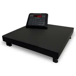 BALANÇA 330KG 50X50 AÇO CARBONO COM BATERIA RAMUZA REF 2565