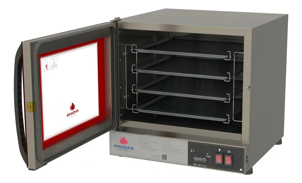 Forno Turbo Elétrico Digital Progás 4 Esteiras Cor VERMELHO