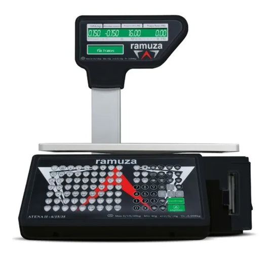3014-BALANÇA ATENA II RAMUZA 35KG COM TORRE CAP.6/15/35KG X 2/5/10G ETHERNET