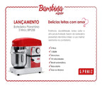 Batedeira Planetária 5 Litros Profissional  Gpaniz BP-05 Bambina