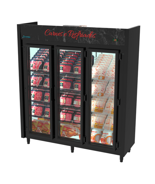 AUTO SERVIÇO 3P KOFISA 220V Preto Linha Blanc - Carnes e Resfriados- K3231 220V