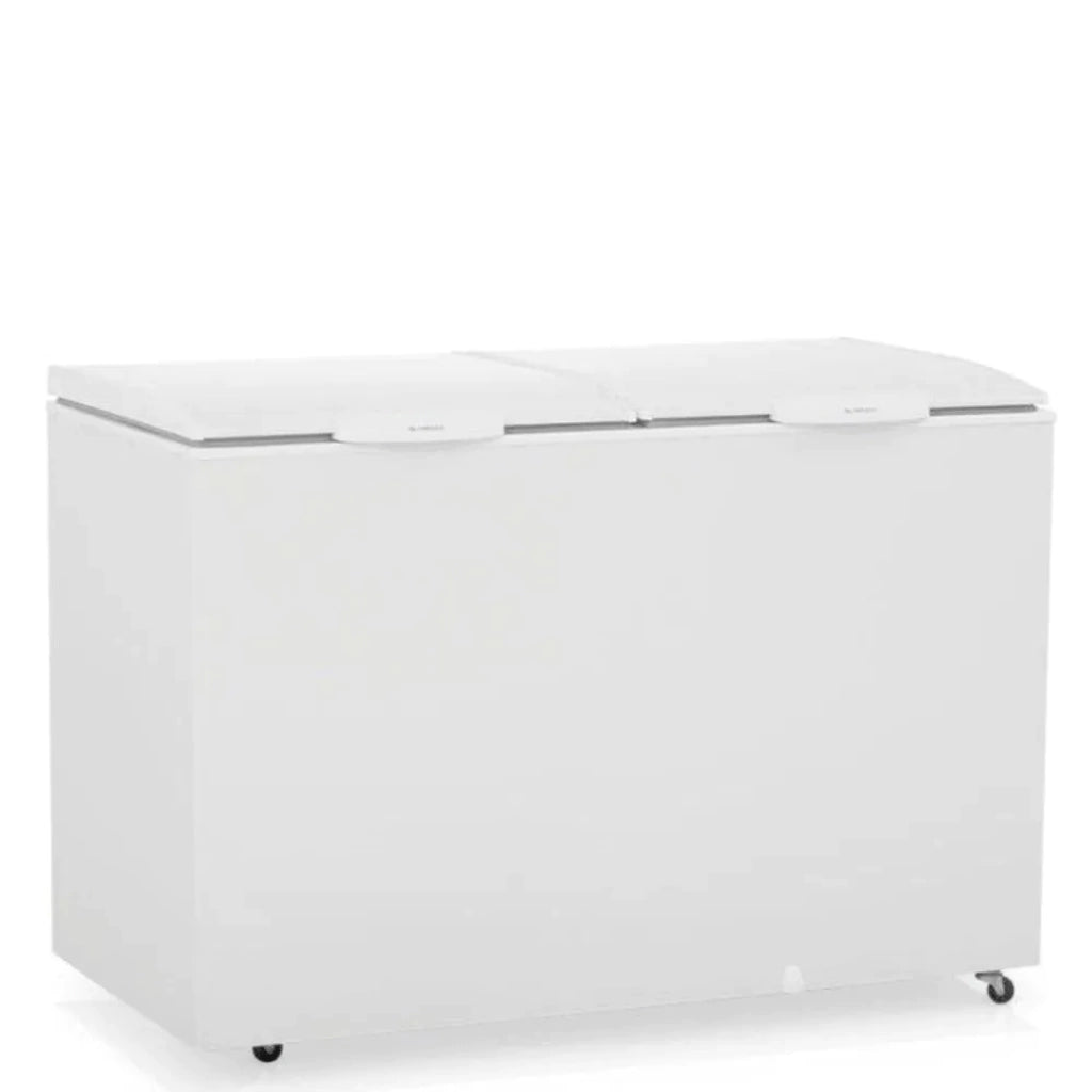 GHBS-410 Freezer Horizontal 2 Tampas Cegas 411L Branco Gelopar