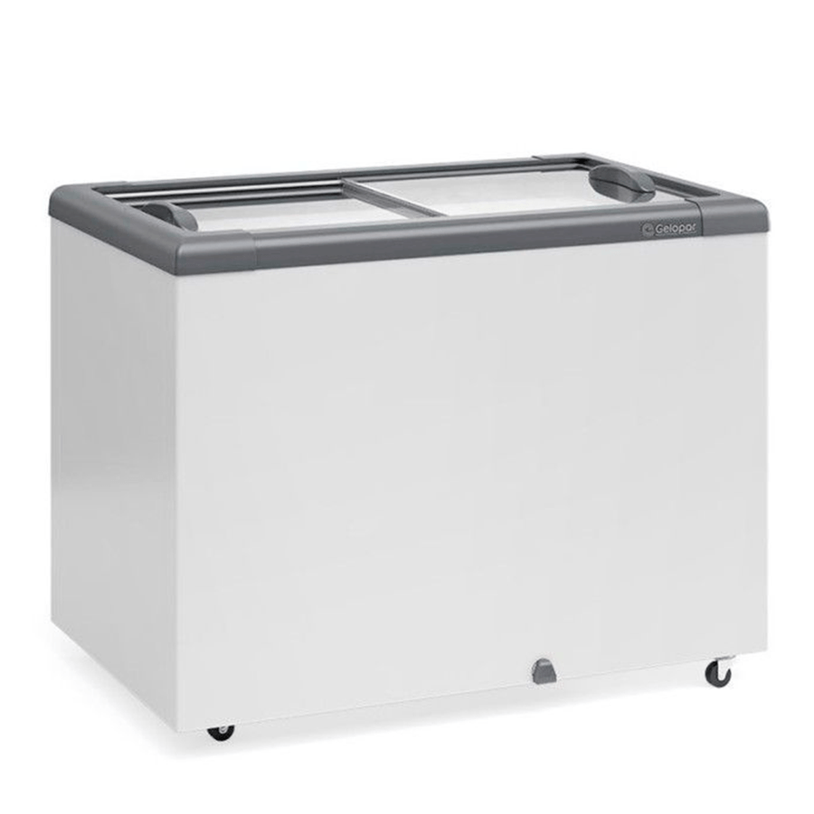 GHD-300 CZ Freezer Horizontal 295L 1,09m 2 Tampas Gelopar