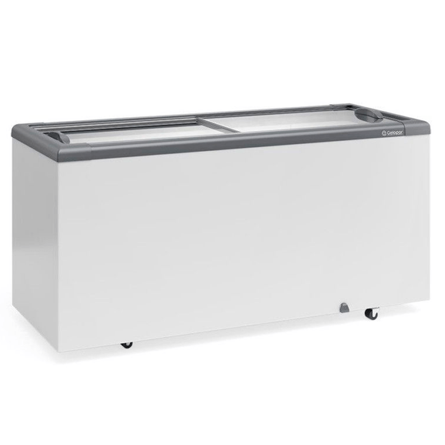 GHD-500 CZ Freezer Horizontal 500L 1,69m 2 Tampas Gelopar