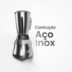 LIQUIDIFICADOR COPO INOX, ALTA ROTAÇÃO LI- 1,5 LITROS 127V SKYMSEN