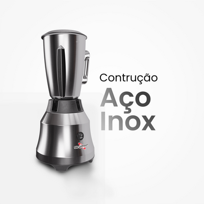 LIQUIDIFICADOR COPO INOX, ALTA ROTAÇÃO LI- 1,5 LITROS 127V SKYMSEN