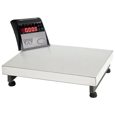 2567-Balança Industrial Bivolt 150kg 40cm Aço Carbono DP150