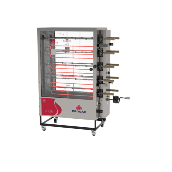 PR-6100TR DUO Forno Industrial Rotativo Inox 10 Espetos Progás