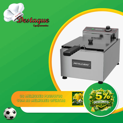 Fritadores Retangulares Elétrico - Óleo-  FRCE 5 G2 - Elétrico  METALCUBAS