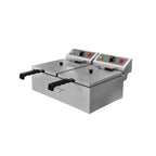 FED-20-N FRITADEIRA ELÉTRICA, 2 CUBAS DE 5 LITROS, INOX 220V