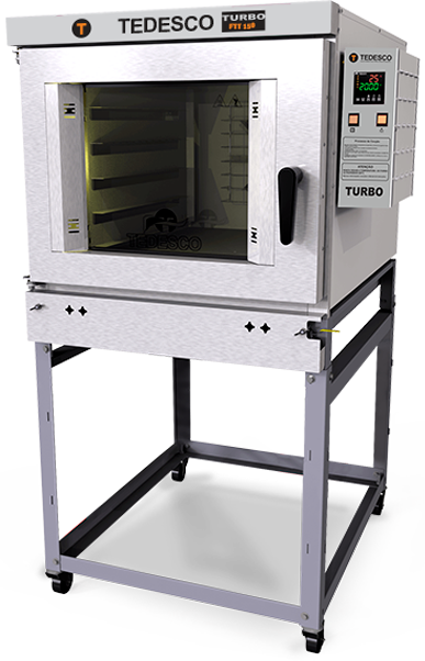 FORNO TURBO ELÉTRICO MODELO FTT-150G (5 ESTEIRAS )  TRIFASICO TEDESCO