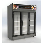 GELADEIRA 3 PORTAS AUTO SERVIÇO CONSERVEX 220V - MODELO CINZA AES-3