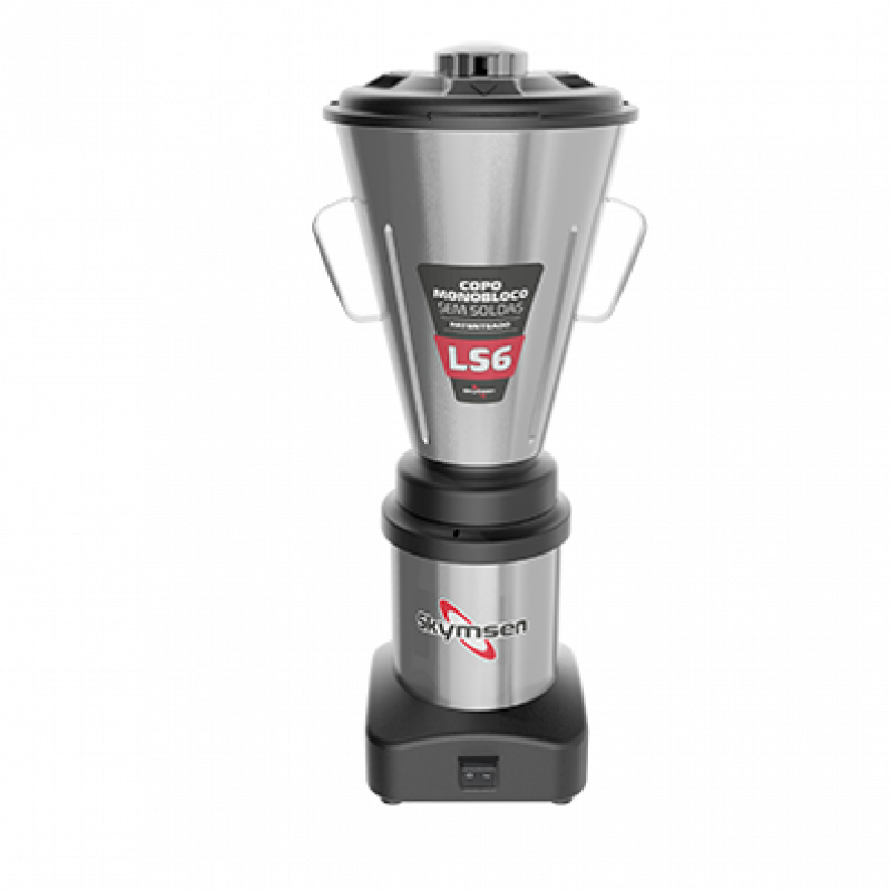 LS6 - LIQUIDIFICADOR COMERCIAL INOX, COPO MONOBLOCO INOX